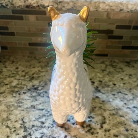 Alpaca Succulent Ceramic Flower Pot New - Picture 3 of 4